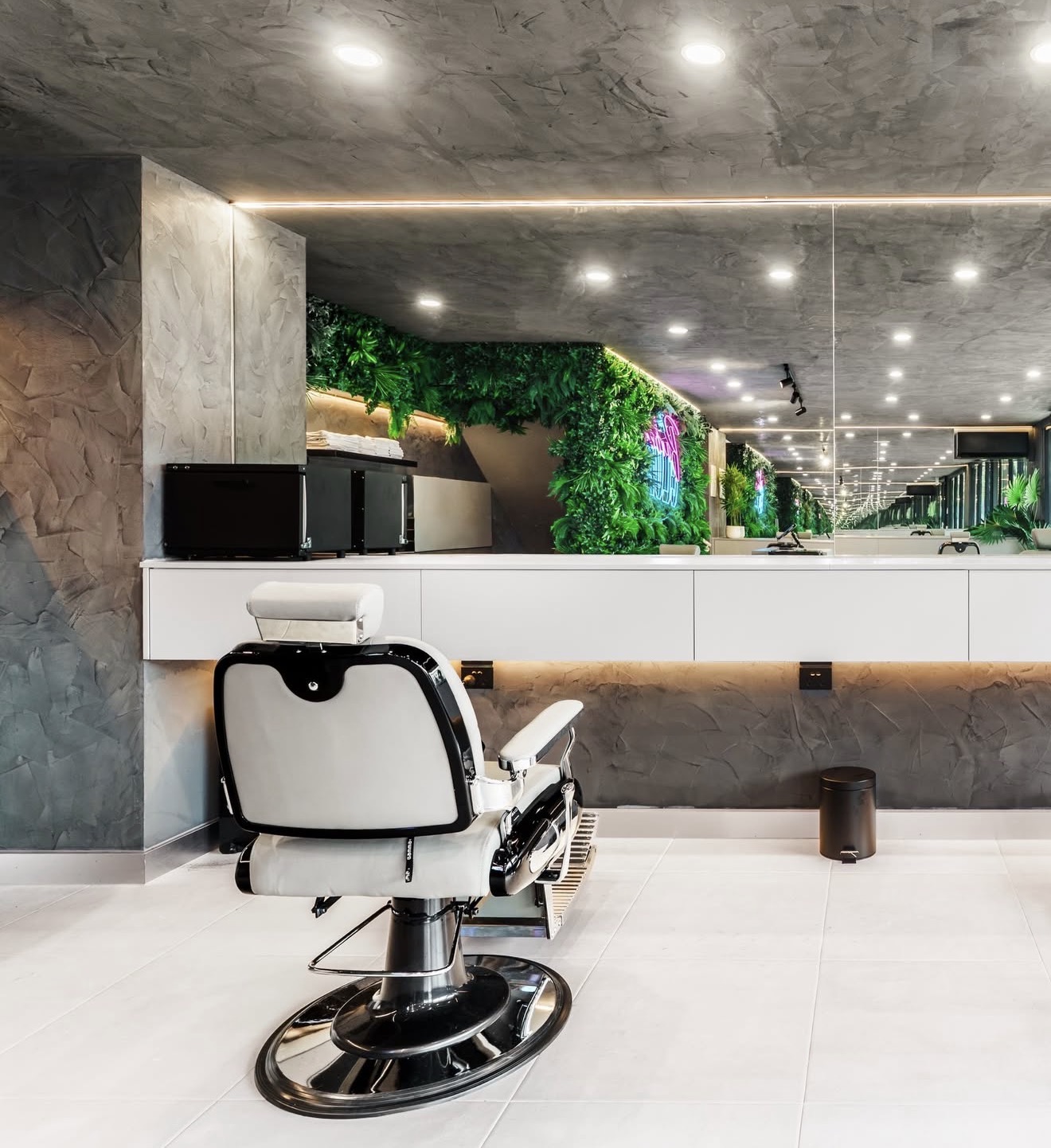 The Barber Club — Interior Detail